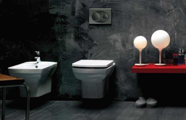 Závěsné WC Nero (Olsen Spa) zaujme svým propracovaným designem.