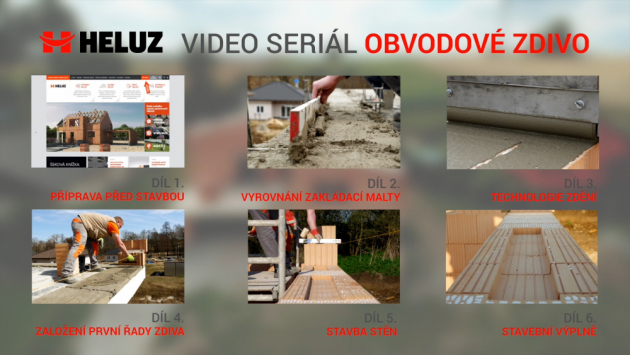 Stavbu domu z cihel HELUZ názorně ukazuje nová video příručka 