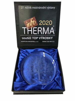 Ocenění získané v soutěži TOP výrobky vystavovatelů Infothermy 2020