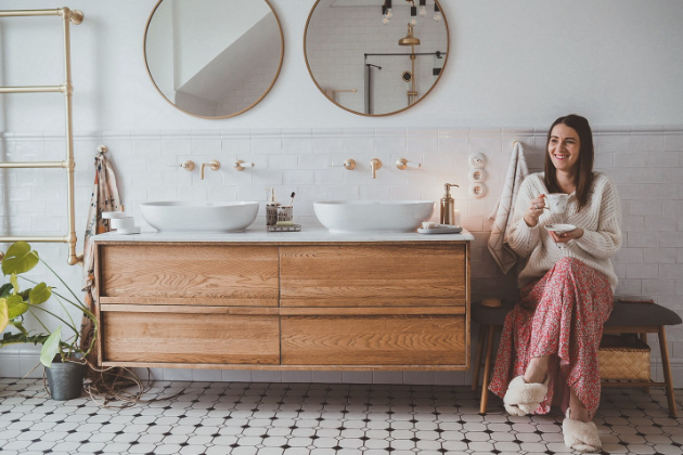 V mid century koupelně u blogerky Anii Dominik