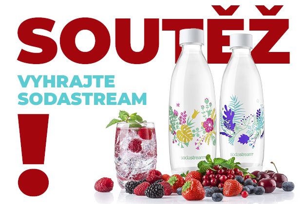 SOUTĚŽ o 8x lahev SodaStream