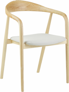 Židle s područkami z masivního dřeva Angelin, 4 429 Kč, Westwing Collection, Westwingnow.cz