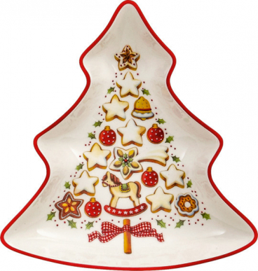 Podělte se o dobroty z misky ve tvaru vánočního stromku Villeroy and Boch Winter Bakery Delight