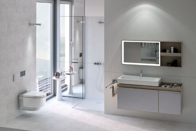 Od WC můžete čekat víc, než jen dokonalé spláchnutí a snadnou údržbu. Sprchovací WC AquaClean poskytuje hned několik mimořádně rozmazlujících funkcí, kterých se již nikdy nebudete chtít vzdát. Od WC můžete čekat víc, než jen dokonalé spláchnutí a snadnou údržbu. Sprchovací WC AquaClean poskytuje hned několik mimořádně rozmazlujících funkcí, kterých se již nikdy nebudete chtít vzdát.