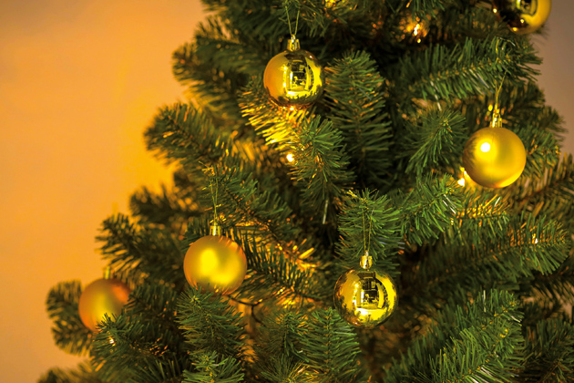 Vánoční ozdoby plastové koule Lafiora 36 ks 6 cm zlaté