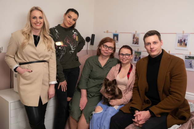 Rodina s designéry a Ivou Kubelkovou