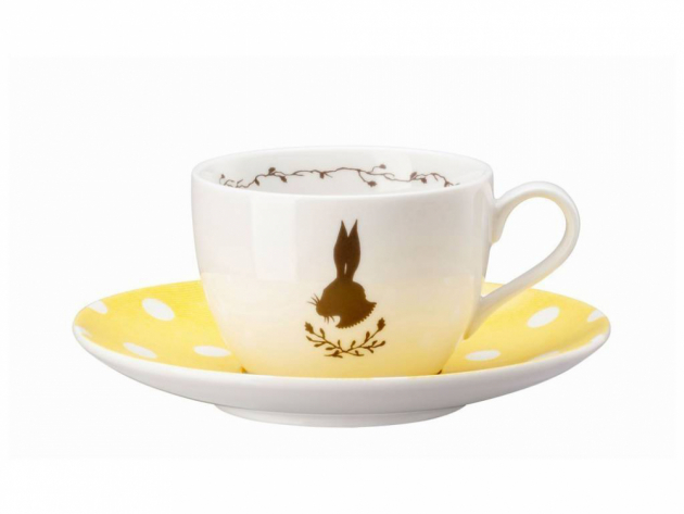 Šálek s podšálkem z kolekce Springtime (Rosenthal), porcelán, cena od 220 Kč, www.pottenpannen.cz