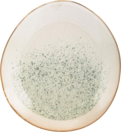 Ručně vyrobený snídaňový talíř v retro stylu sedmdesátých let, 2 ks, průměr 22 cm, cena 659 Kč