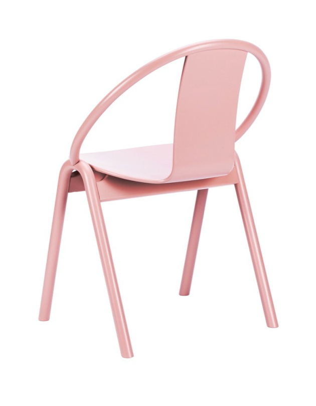 Židle Again (TON), design Alexander Gufler, barva nude pink