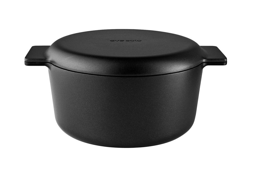 Litinový hrnec ze série Cast Iron (Eva Solo), surová litina bez povrchové úpravy, Ø 24 cm