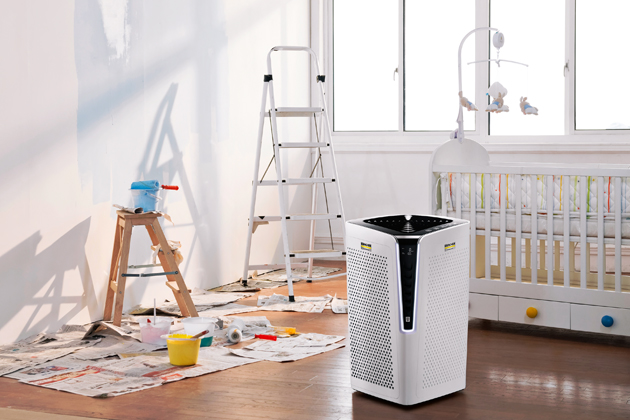 Čistička Air Purifier AF 100 (Kärcher), laserový senzor reguluje intenzitu čištění, pro místnosti velké až 100 m2 Čistička Air Purifier AF 100 (Kärcher), laserový senzor reguluje intenzitu čištění, pro místnosti velké až 100 m2