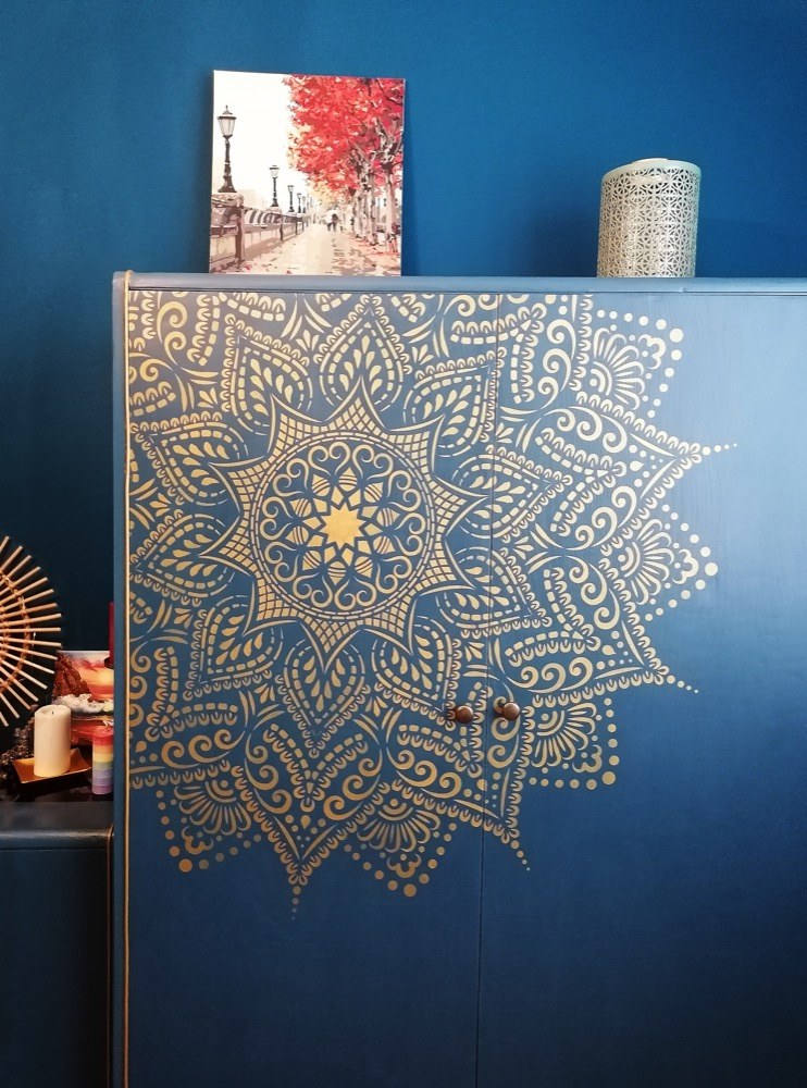 Mandala potisk na skříň, mandaly, Fler