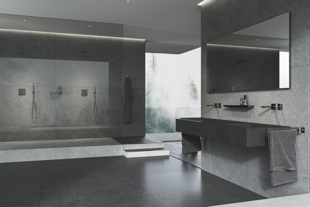 GROHE Allure full bathroom Hard Graphite Mood