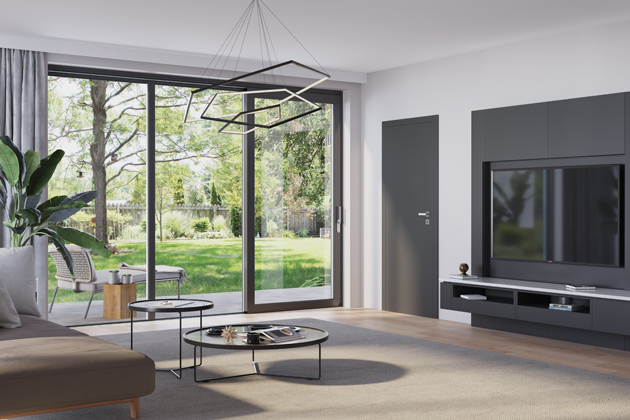 Interier_FUTURE - bezfalcové CPL Graphite grey