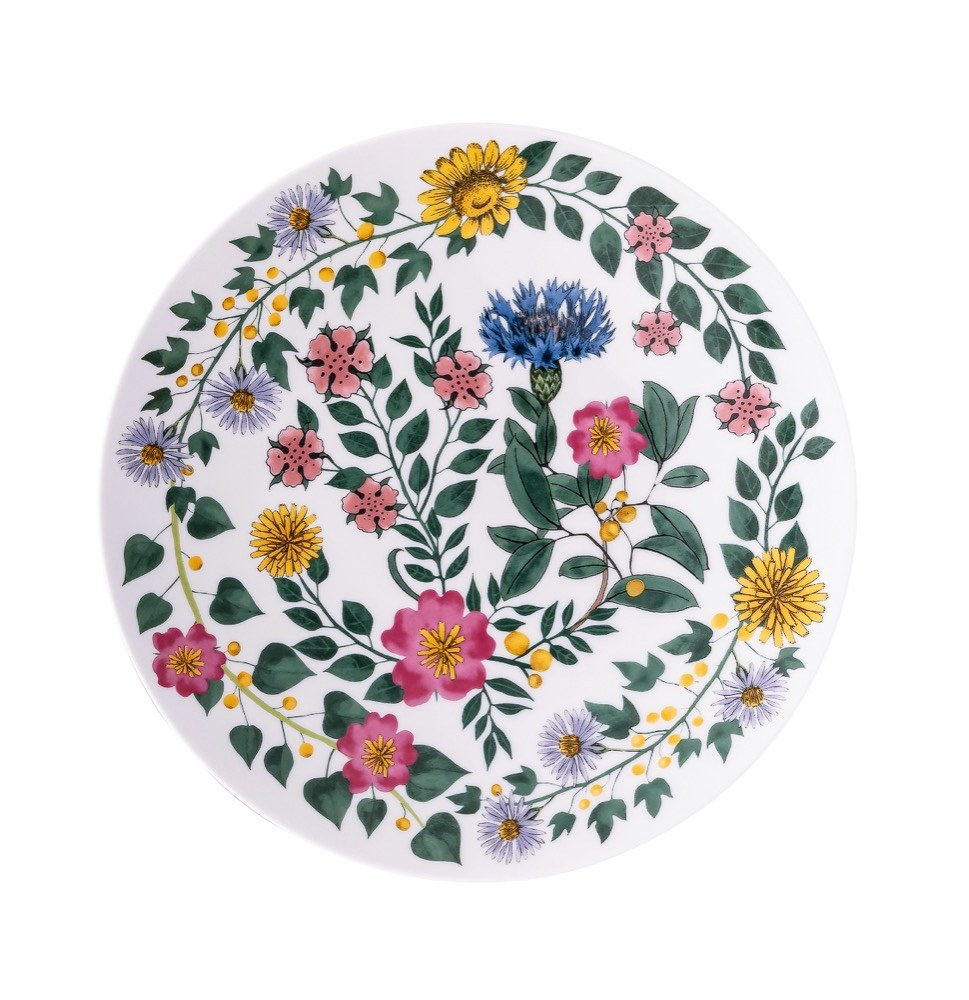 Mělký talíř z kolekce Magic Garden (Rosenthal), porcelán, Ø 24 cm