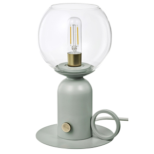  Stolní lampa Åskmuller, šedozelená, stmívatelná, 24 cm, cena 599 Kč
