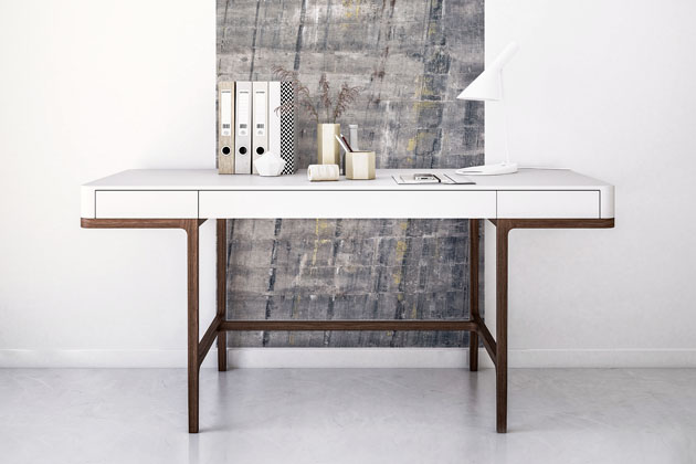 Vliesová tapeta Concrete, dekor betonu, 100 × 250 cm, cena 1 382 Kč, www.komar.de