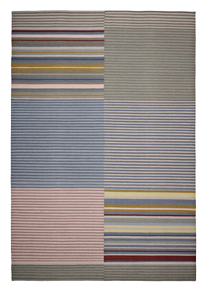 Ručně tkaný koberec Buddinge, 100% vlna, 170 × 240 cm, cena 6 990 Kč, www.ikea.cz 11 Koberec Retro Multi (Asiatic Carpets), polypropylen, 160 × 230 cm, cena 4 790 Kč, www.bonam