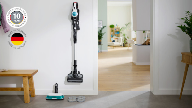 Jeden spotřebič – dvě funkce pro flexibilní a důkladné čištění podlah