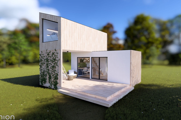 Soukromý interiér – Tiny house z kontejnerů, Zuzana Paříková