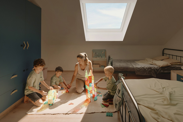 Střešní okna VELUX přinesla dostatek světla i novou energii
