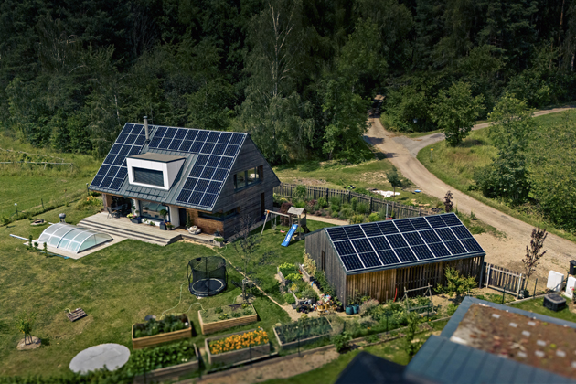 Energie ze slunce pro moderní dům Energie ze slunce pro moderní dům