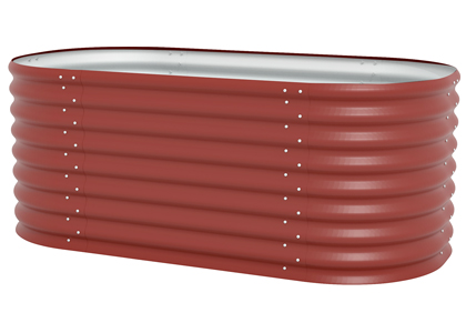 Vyvýšený kovový záhon Vita 630 Basic, 162 × 82 × 63 cm, cena 6 095 Kč, www.hornbach.cz