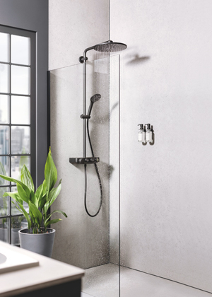 Sprchový systém Rainshower Smartactive 310, termostat, povrch Graphite, cena 24 606 Kč
