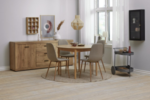 Kulatý koberec Sandeltre, 60 % juty  a 40 % bavlny, Ø 180 cm, cena 950 Kč