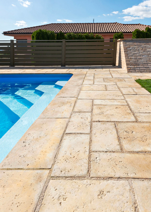 Betonová dlažba v imitaci kamene Bradstone Travero, 60 × 30 × 3,50 cm, cena na dotaz,