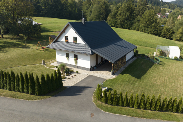 Střesni krytina SATJAM Roof rodinný dům 