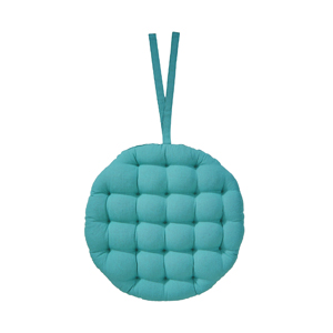 Podsedák Solid, potah 100% bavlna, výplň 100% polyester, Ø 42 cm, výška 5 cm, cena 379 Kč