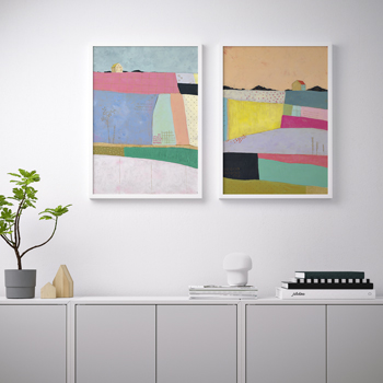 Plakáty Mozaika života z kolekce Bild, 50 × 70 cm, cena 349 Kč / 2 ks