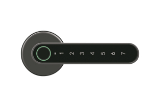 Chytrá klika Smart Touch Handle ovládaná otiskem prstu, chytrým telefonem s Bluetooth nebo PIN kódem, cena 2 699 Kč