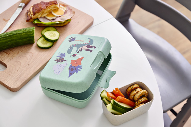 Dětský svačinový box Candy L Harry, klipový uzávěr, 100% recyklovatelný materiál, 19,5 × 13,5 × 6,5 cm, cena 320 Kč