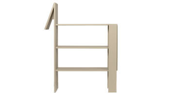 Knihovna Horse, lakovaná MDF s certifikací FSC™, 91 × 24 × 111 cm, cena 7 581 Kč, www.byflou.com