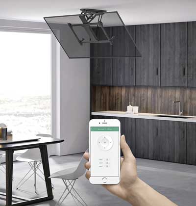 Motorový stropní držák Stell SHO 1042 na TV s úhlopříčkou od 32 do 70 palců, cena 6 999 Kč