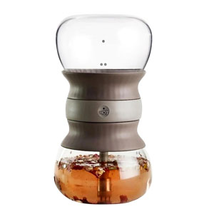 Čajová konvice s infuzérem, borosilikátové sklo, silikon, nerezová ocel, objem 500 ml, cena 827 Kč