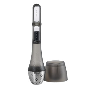 Sítko na čaj Tea Time s přesýpacími hodinami, plast, ušlechtilá ocel, sklo, 20 × 4 cm, cena 520 Kč