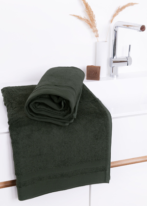 Ručníky Eucalypta, antracitově zelená