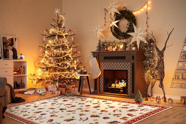 Vánoční koberce Villeroy &amp; Bosch rozzáří domov sváteční atmosférou