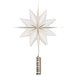 Ozdoba na špici z kolekce Stella, papír, kov, ruční výroba, Ø 25 cm cena 1 224 Kč