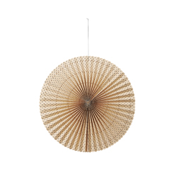 Ozdoby na stromeček Stella banánový papír, Ø 12 cm, cena 789 Kč / 6 ks