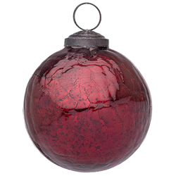 Vánoční ozdoba z merkurizovaného skla, Ø 6 a 8 cm, cena od 119 Kč