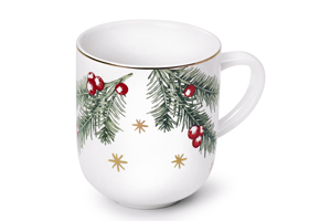 Jumbo hrnek, porcelán, výška 11 cm, Ø 10 cm, porcelán, cena 249 Kč