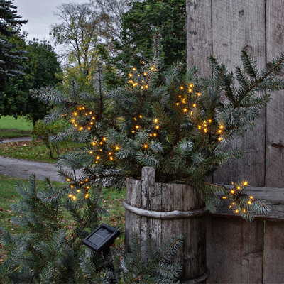 Světelný řetěz Firework napájení solárním panelem, osm shluků drobných LED diod, cena 789 Kč