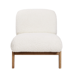 Křeslo Capiton&eacute;, jasanov&yacute; r&aacute;m a vlněn&eacute; bukl&eacute;, 71 &times; 64 &times; 72 cm, cena 7 799 Kč