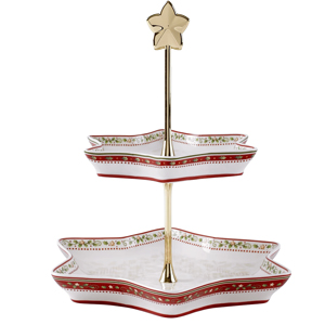 Porcel&aacute;nov&yacute; etaž&eacute;r Winter Bakery Delight, &Oslash; 34 cm. cena 3 055 Kč