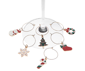 Rozli&scaron;ovače sklenic z kolekce My Drink X-mas, slitina zinku, cena 199 Kč / 6 ks