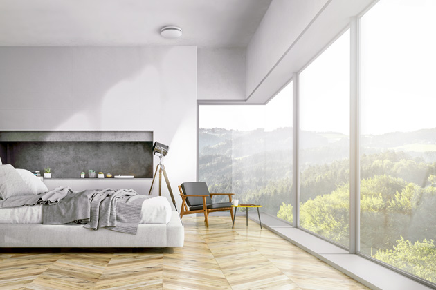 Tal&iacute;řov&eacute; ventily ComfoValve Luna pro přiv&aacute;děn&iacute; a odv&aacute;děn&iacute; vzduchu, tich&yacute; chod a nadčasov&yacute; design, otočn&aacute; regulace s nastaviteln&yacute;mi pozicemi